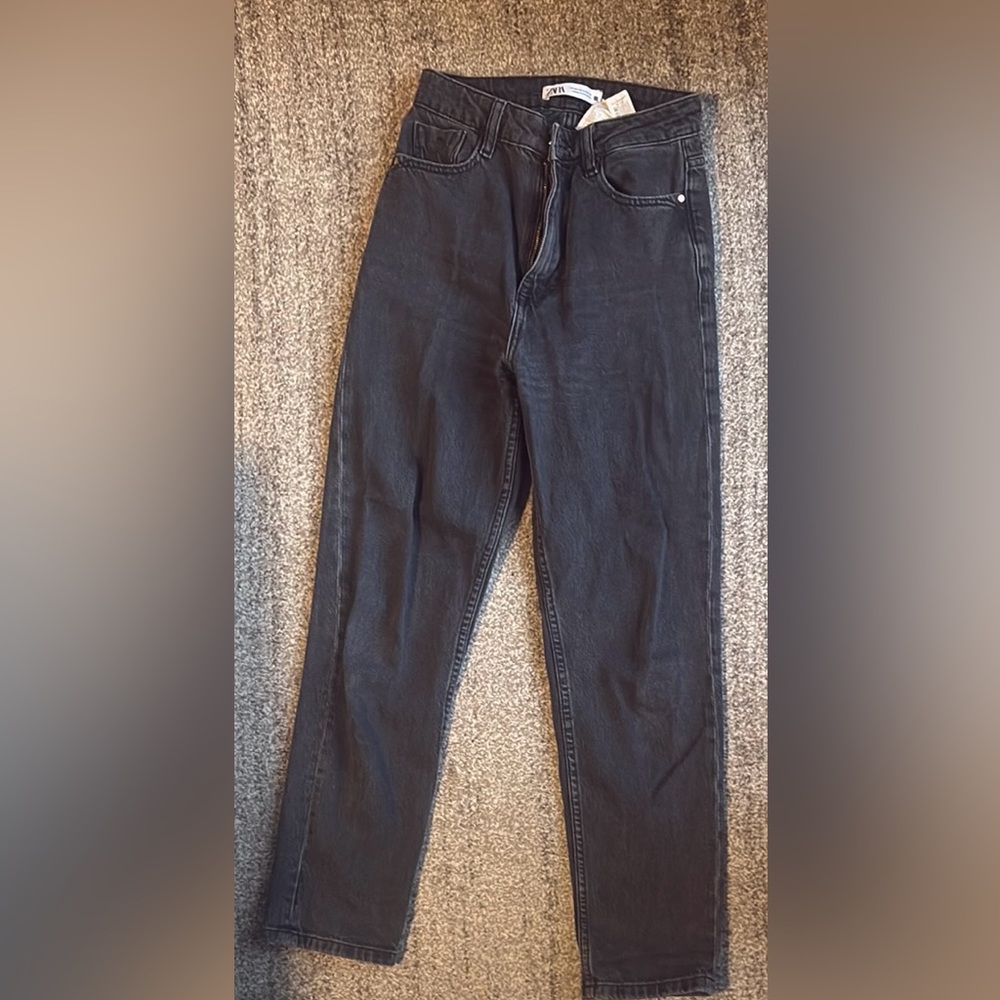 Zara Black Straight Leg Denim